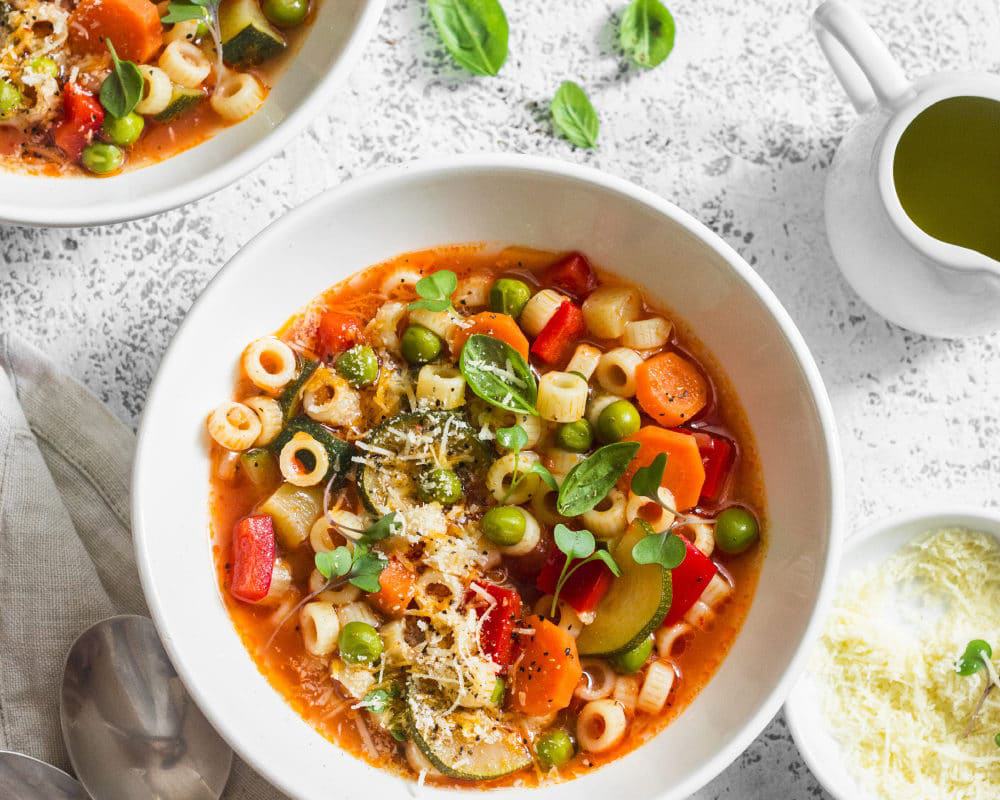 A Hearty Minestrone Soup